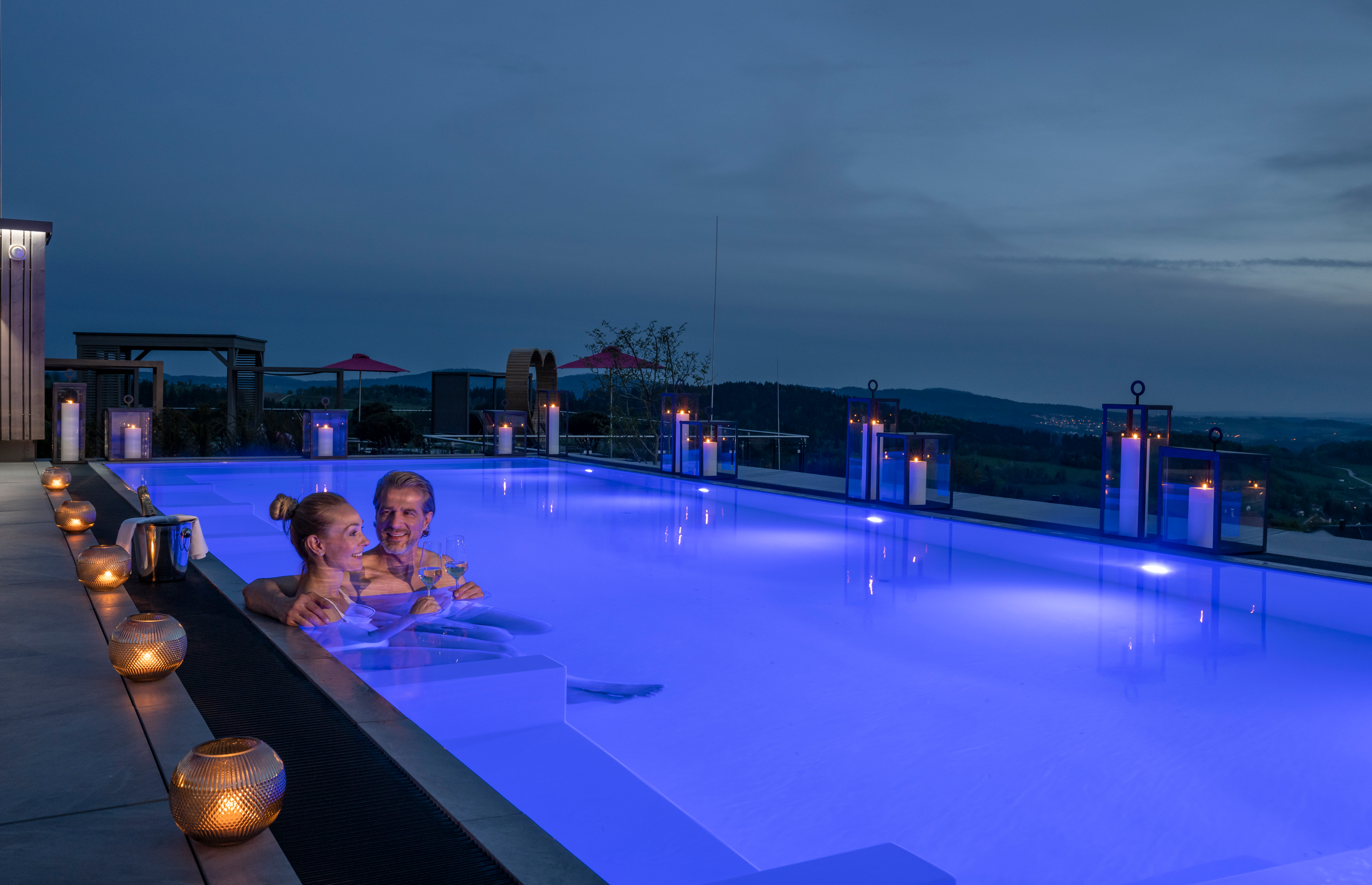 Zeit zu zweit im Hüttenhof****S – Wellnesshotel und Luxus-Bergchalets - wellness-hotel.info