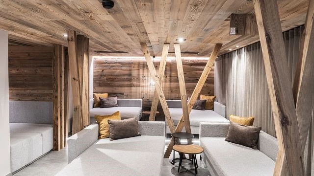 Wellnessbereich im Hotel Kindl im Stubaital