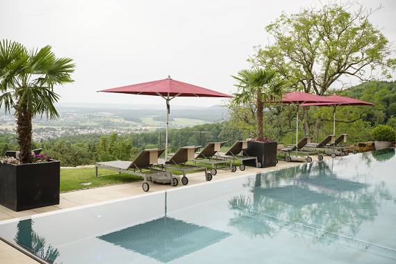 Wellnessbereich im Burghotel Staufeneck