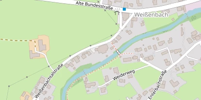 Wellnesshotel auf Satellitenbild