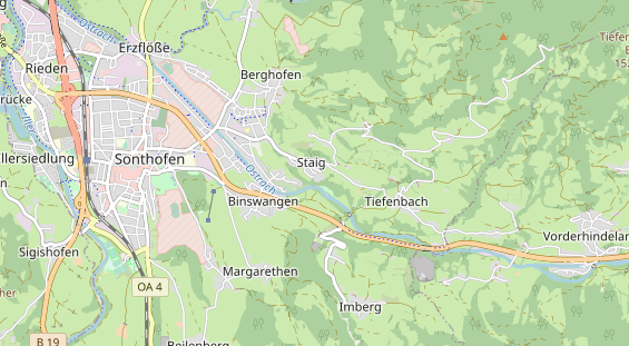 Wellnesshotel auf Karte