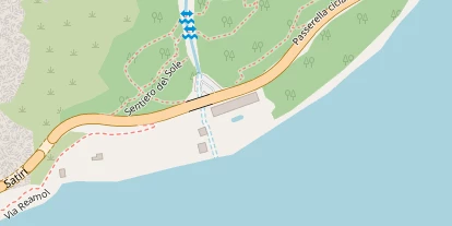Wellnesshotel auf Satellitenbild