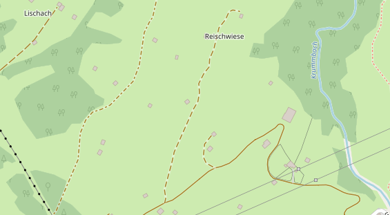 Wellnesshotel auf Satellitenbild