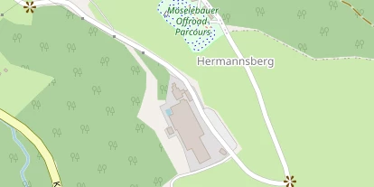 Wellnesshotel auf Satellitenbild