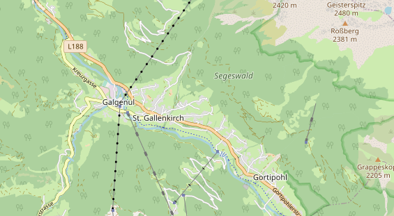 Wellnesshotel auf Karte