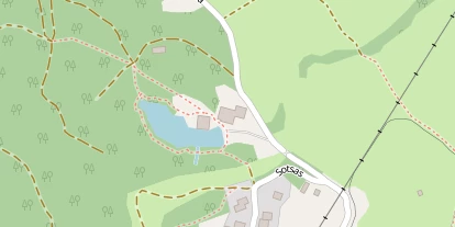 Wellnesshotel auf Satellitenbild