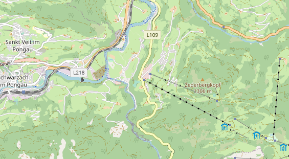 Wellnesshotel auf Karte