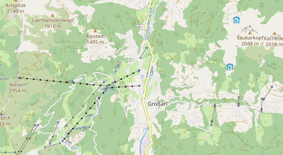 Wellnesshotel auf Karte