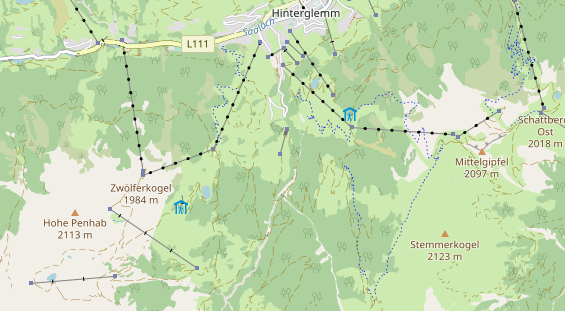 Wellnesshotel auf Karte