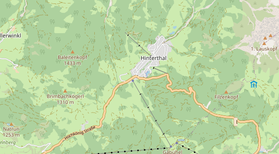 Wellnesshotel auf Karte