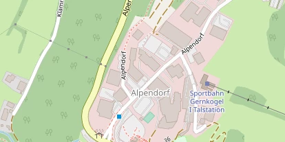 Wellnesshotel auf Satellitenbild