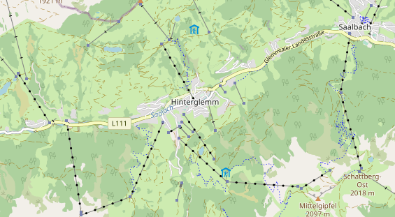 Wellnesshotel auf Karte