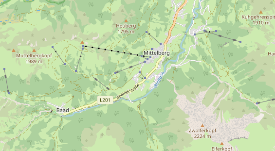 Wellnesshotel auf Karte