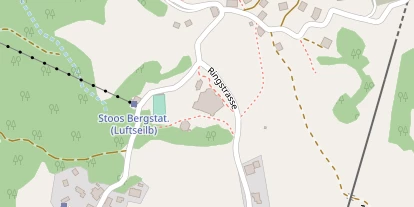 Wellnesshotel auf Satellitenbild
