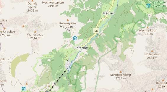 Wellnesshotel auf Karte