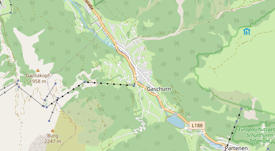 Wellnesshotel auf Karte