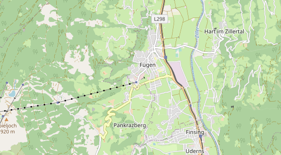 Wellnesshotel auf Karte