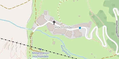 Wellnesshotel auf Satellitenbild