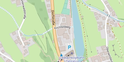 Wellnesshotel auf Satellitenbild