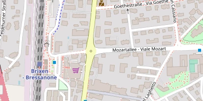 Wellnesshotel auf Satellitenbild