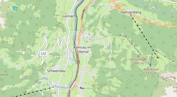 Wellnesshotel auf Karte