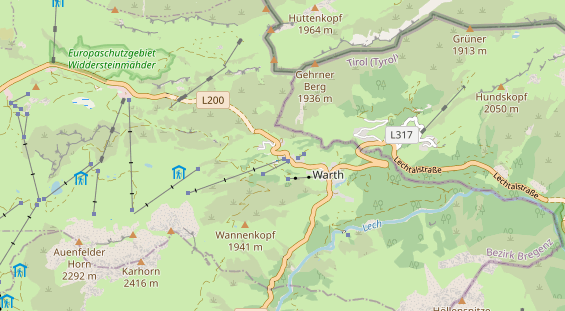 Wellnesshotel auf Karte