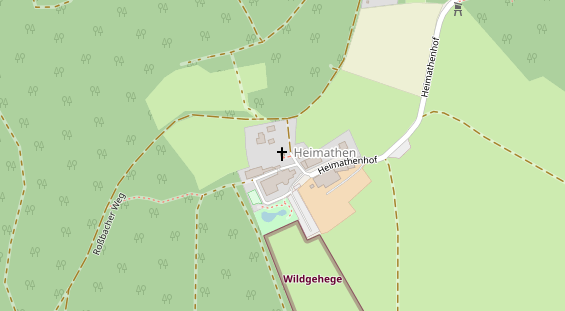 Wellnesshotel auf Satellitenbild