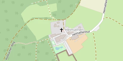 Wellnesshotel auf Satellitenbild