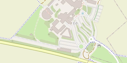 Wellnesshotel auf Satellitenbild
