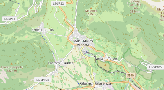 Wellnesshotel auf Karte