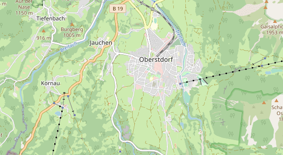 Wellnesshotel auf Karte