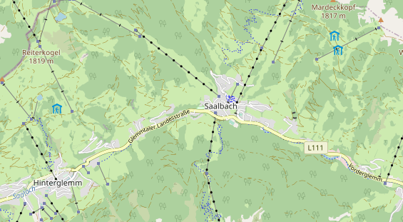 Wellnesshotel auf Karte