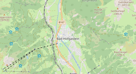 Wellnesshotel auf Karte