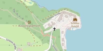 Wellnesshotel auf Satellitenbild