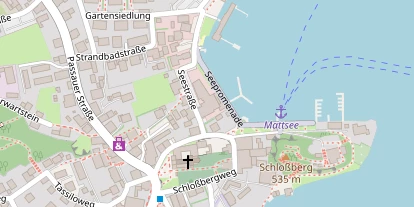 Wellnesshotel auf Satellitenbild