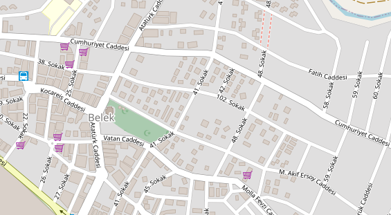 Wellnesshotel auf Satellitenbild