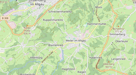 Wellnesshotel auf Karte