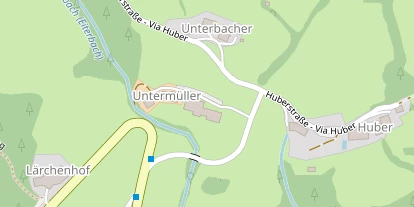 Wellnesshotel auf Satellitenbild