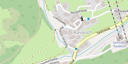 Wellnesshotel auf Satellitenbild