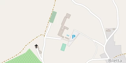 Wellnesshotel auf Satellitenbild