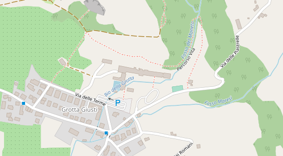 Wellnesshotel auf Satellitenbild