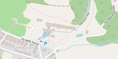 Wellnesshotel auf Satellitenbild