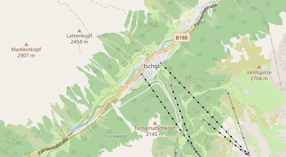 Wellnesshotel auf Karte