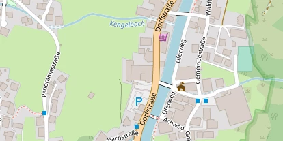 Wellnesshotel auf Satellitenbild