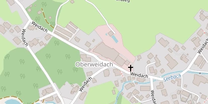 Wellnesshotel auf Satellitenbild
