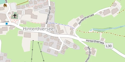 Wellnesshotel auf Satellitenbild