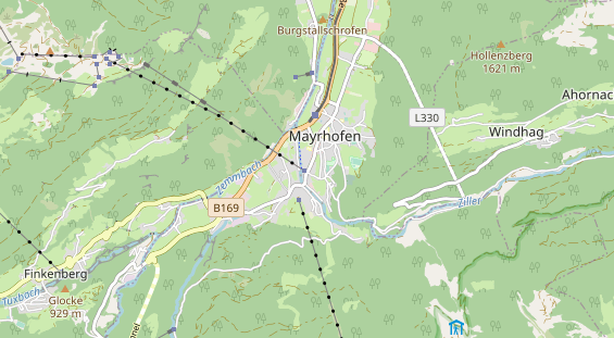 Wellnesshotel auf Karte