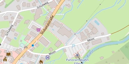 Wellnesshotel auf Satellitenbild