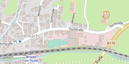 Wellnesshotel auf Satellitenbild
