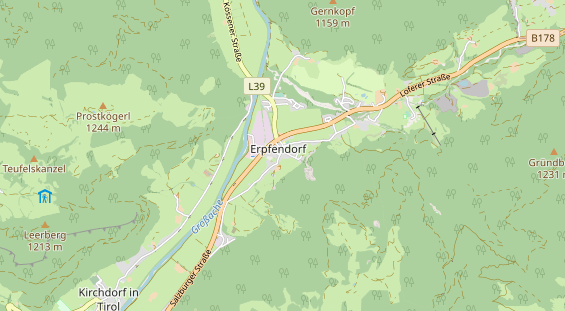 Wellnesshotel auf Karte